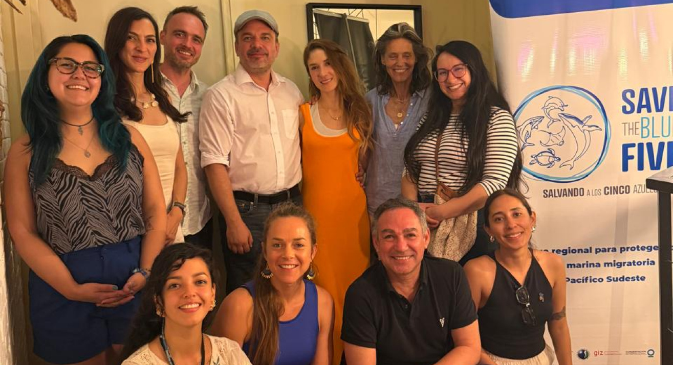 Imagen grupal de la Red de Líderes Azules del Pacífico Sudeste