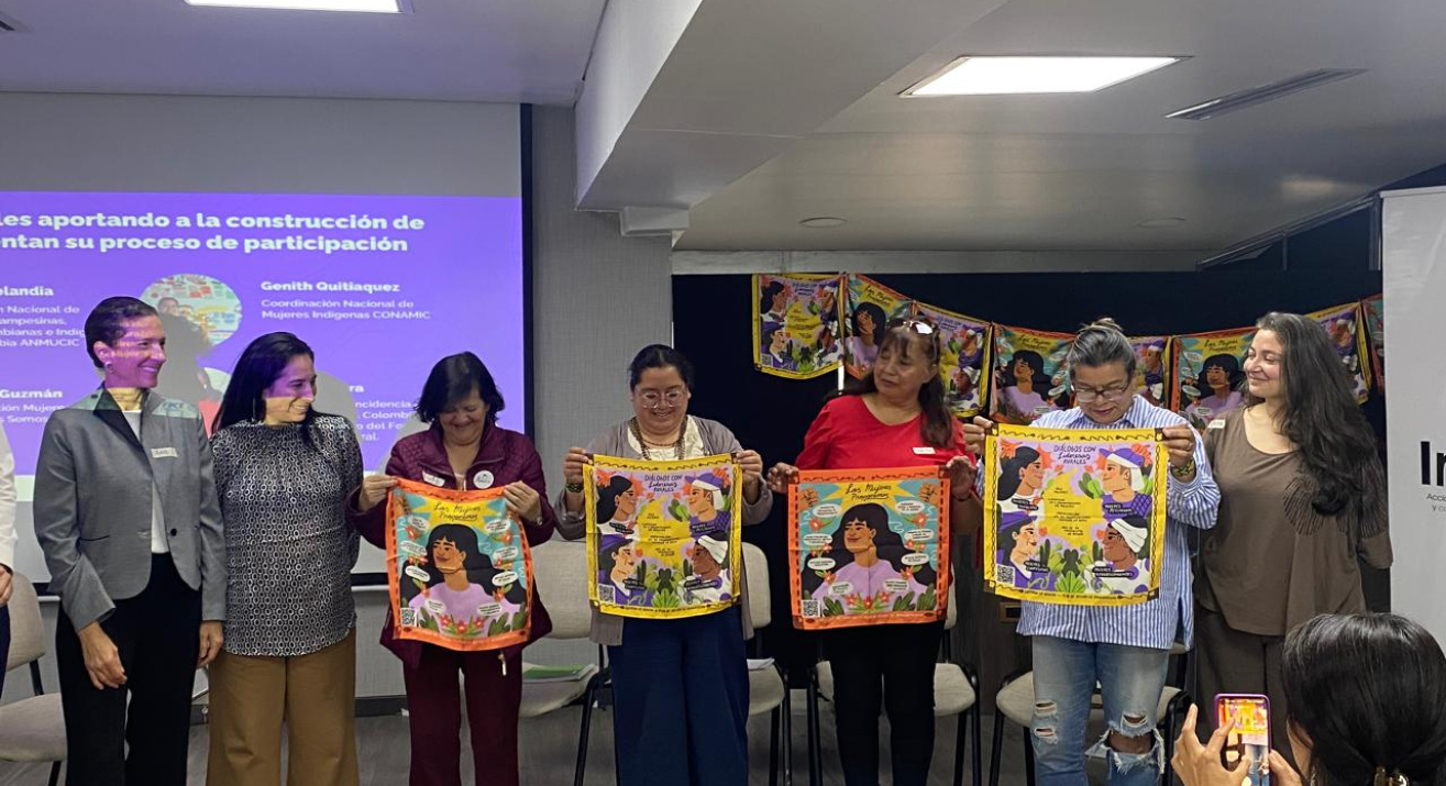 Mujeres participantes de evento IKI en Colombia presentan propuestas clave