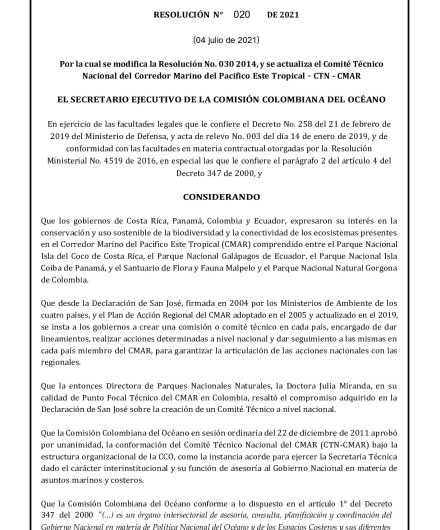 317. Res.-No.-020-2021-CTN-Del-Corredor-Marino-Del-Pacifico-Este-Tropical.pdf