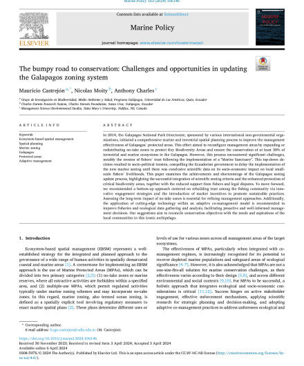 328. The bumpy road to conservation Challenges and opportunities in updating the Galapagos zoning system.pdf