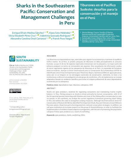 403. Sharks in the Southeastern Pacific, conservation and management challenges in Peru.pdf