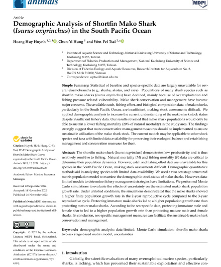 408. Demographic analysis of shortfin mako shark (Isurus oxyrinchus) in the South Pacific Ocean.pdf
