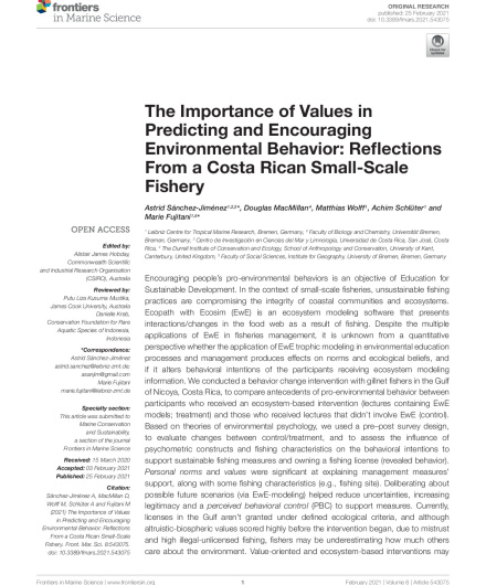 411. The Importance of values in predicting and encouraging environmental behavior, Reflections from a Costa Rican small-scale fishery.pdf