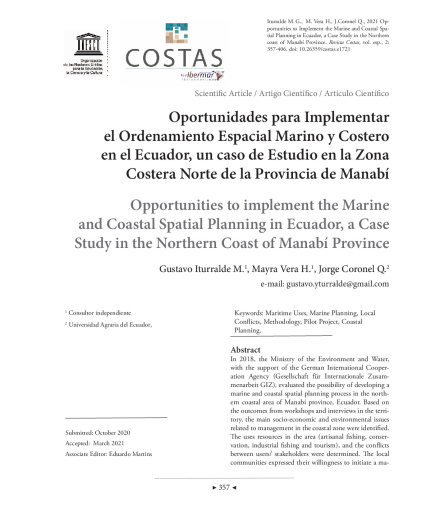434. Oportunidades para implementar el ordenamiento espacial marino y costero en el Ecuador, un caso de estudio en la zona costera norte de la provincia de Manabí.pdf