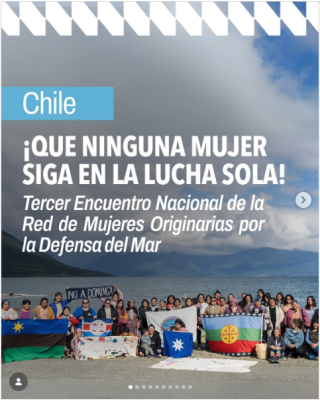 3er encuentro nacional de la Red de Mujeres originarias por la defensa del mar 