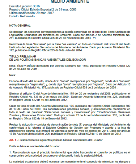 215.DECRETO EJECUTIVO 3516 - TULSMA